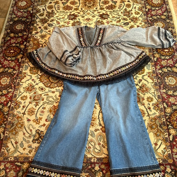 Free people blouse baby doll size large UNIQUE 😉 - Picture 8 of 16